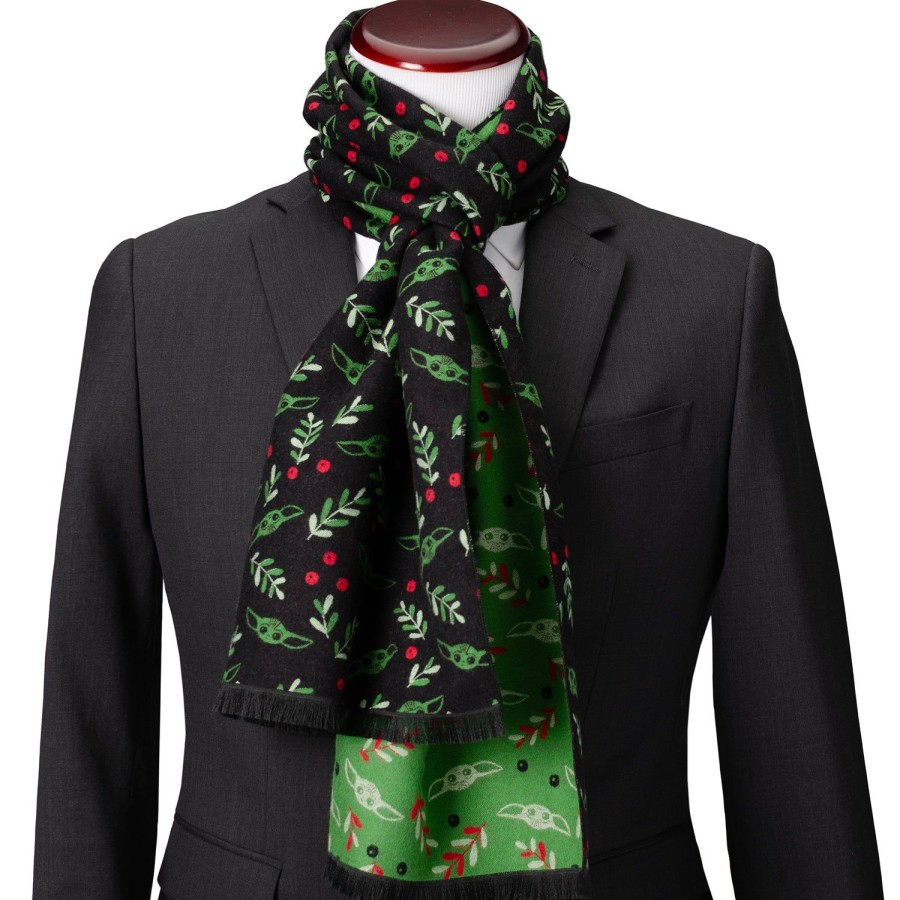 Star Wars Grogu Holiday Black Scarf | Scarves