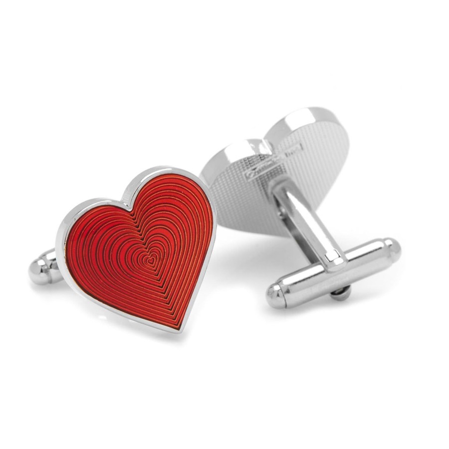 Cufflinks, Inc. Red Heart Cufflinks | Classic Cufflinks