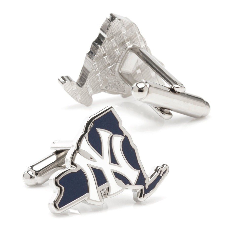 MLB New York Yankees State Shaped Cufflinks | Sports Cufflinks