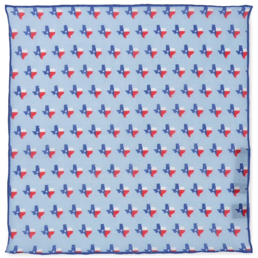 Cufflinks, Inc. Texas State Blue Pocket Square | Pocket Squares