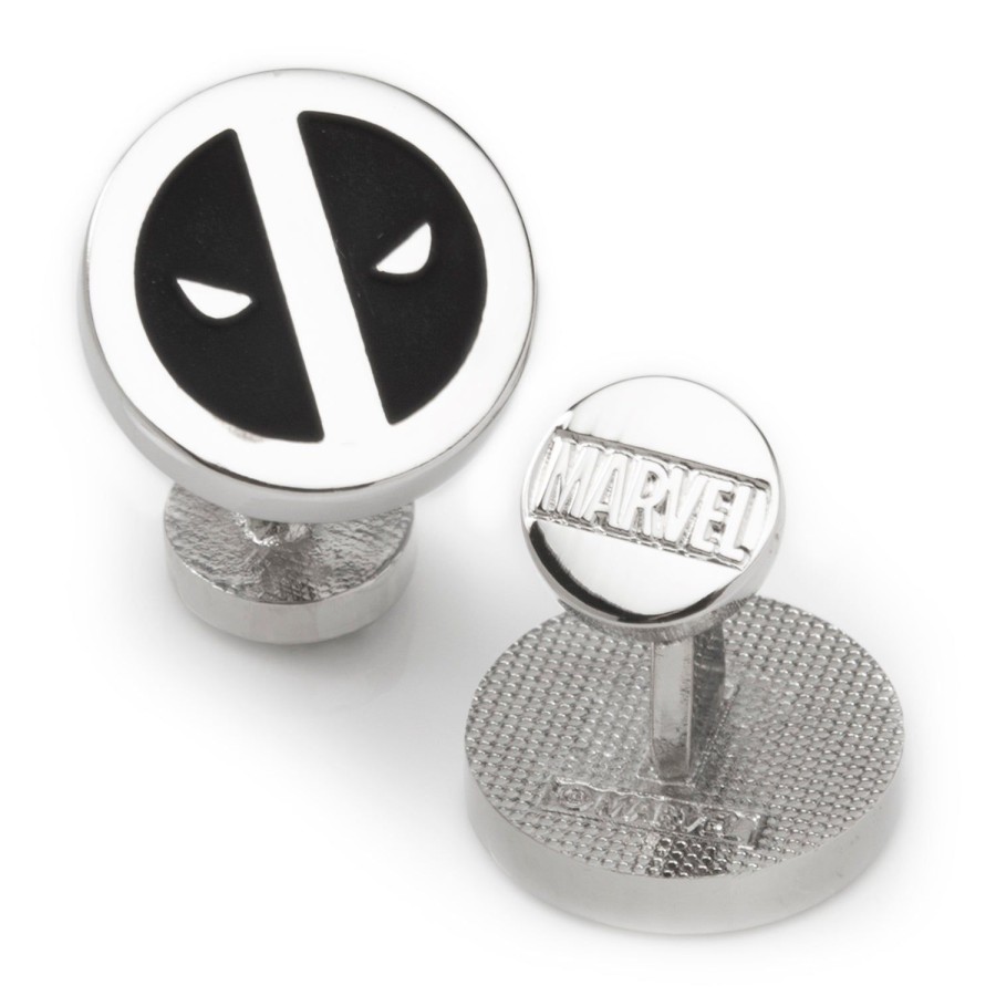 Marvel Deadpool Silver Mask Cufflinks | Movies & Characters Cufflinks