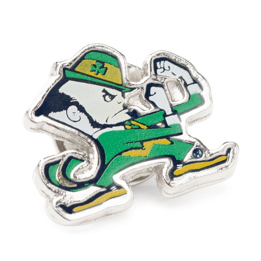 NCAA Notre Dame University Fighting Leprechaun Lapel Pin | Lapel Pins