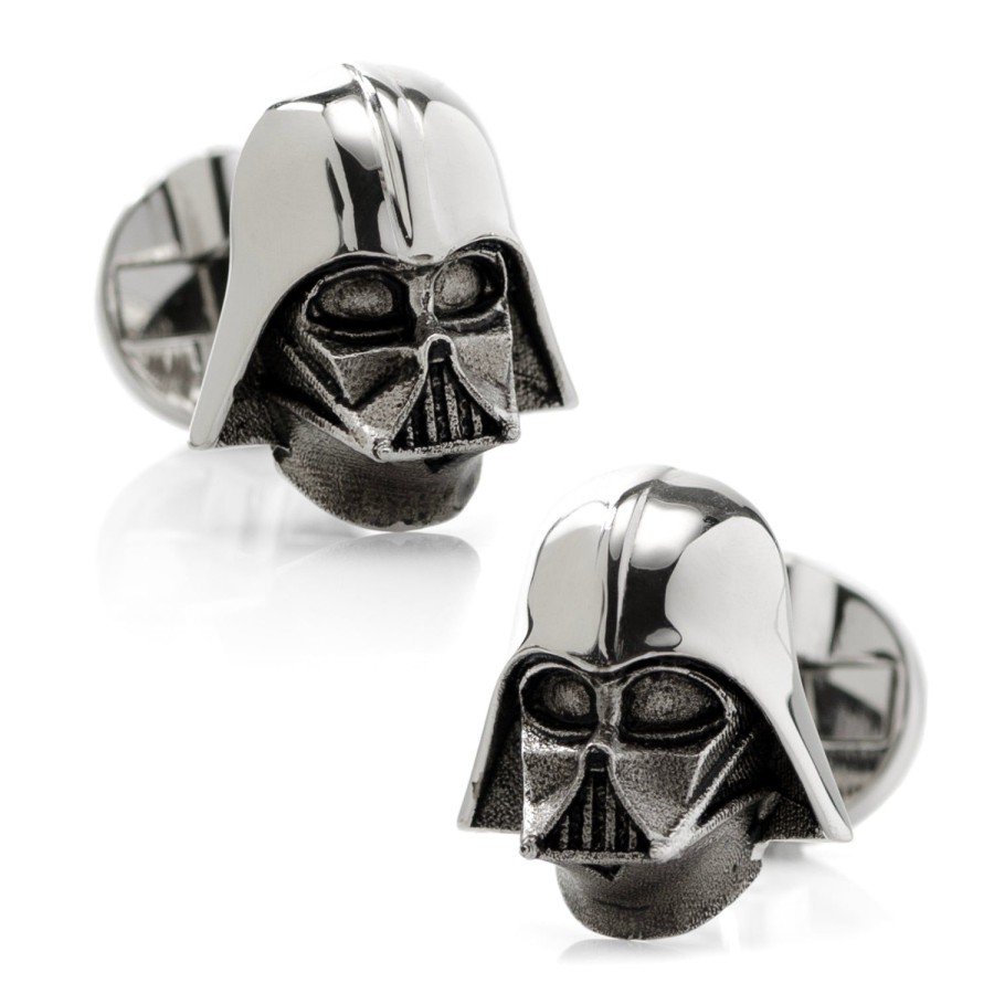 Star Wars 3D Sterling Silver Darth Vader Cufflinks | Movies & Characters Cufflinks