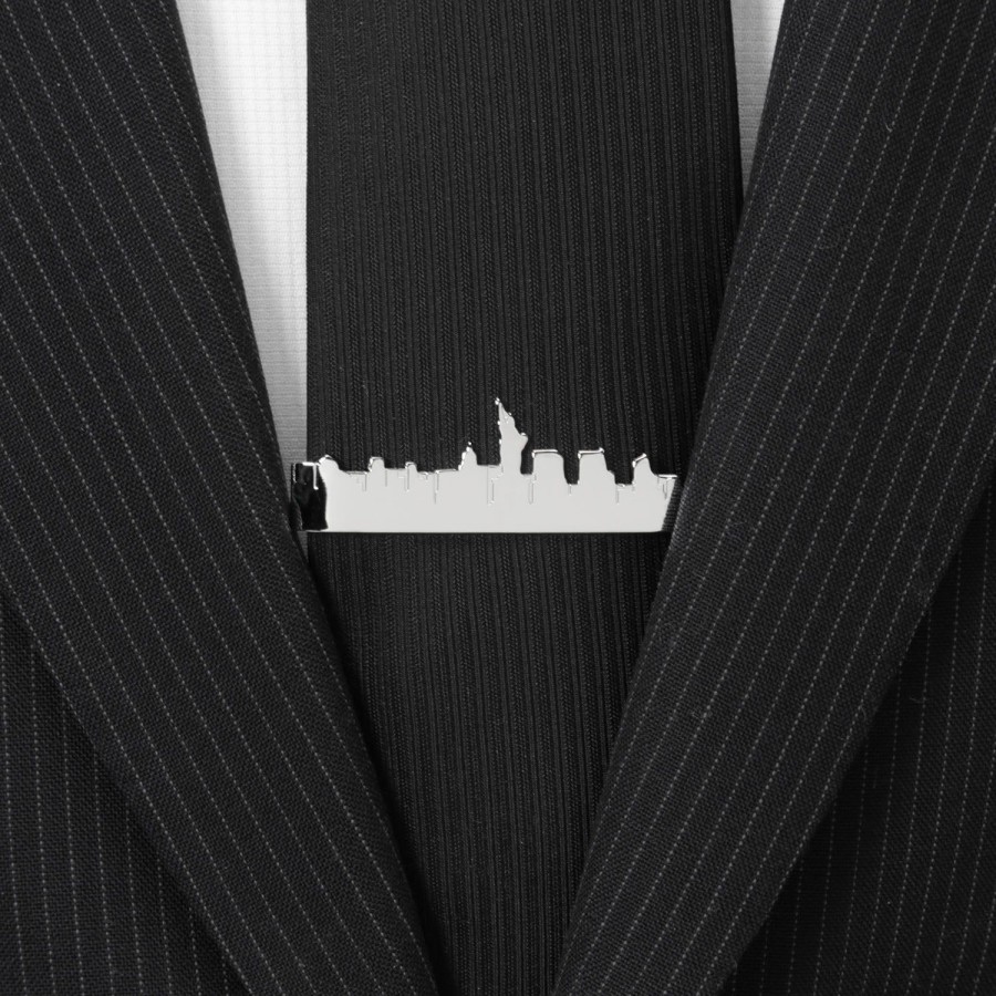 Cufflinks, Inc. New York Skyline Tie Bar | Classic Tie Bars