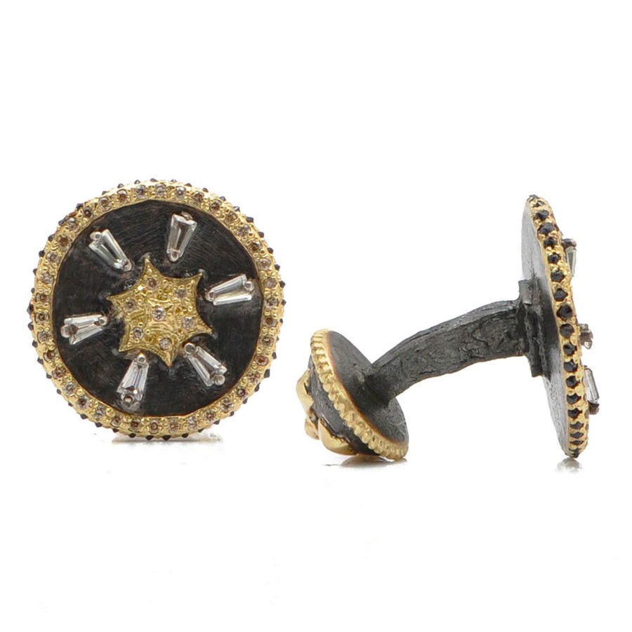 Armenta Crivelli Disc Cufflinks | Classic Cufflinks