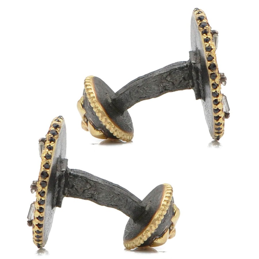 Armenta Crivelli Disc Cufflinks | Classic Cufflinks