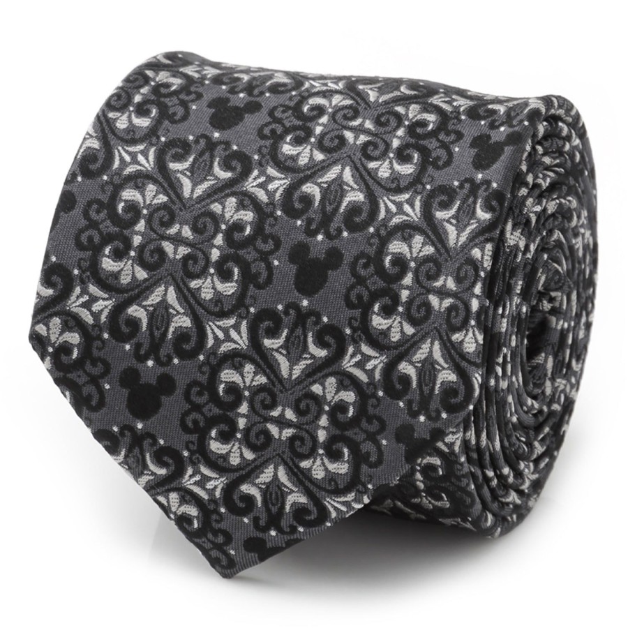 Disney Mickey Mouse Damask Tile Men'S Tie | Disney Ties