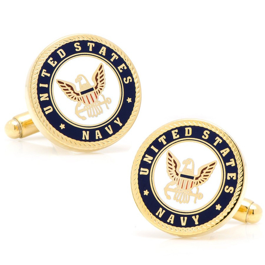 Cufflinks, Inc. Enamel Us Navy Cufflinks | Classic Cufflinks