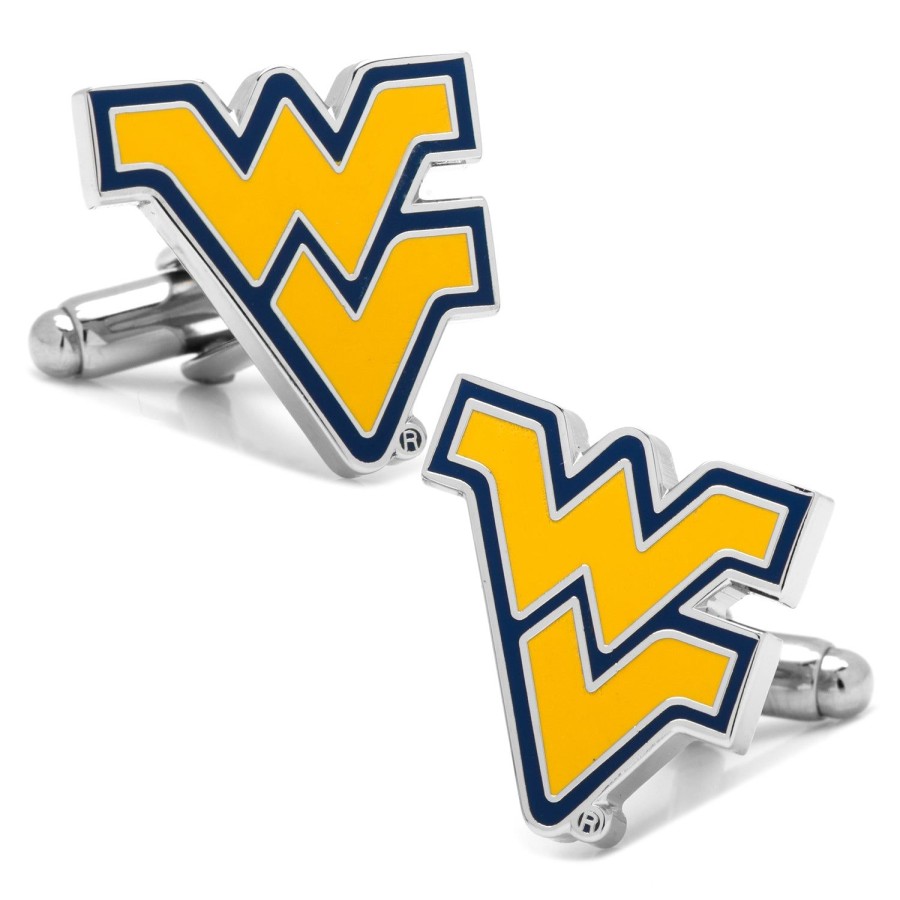 NCAA West Virginia Mountaineers Cufflinks | Sports Cufflinks