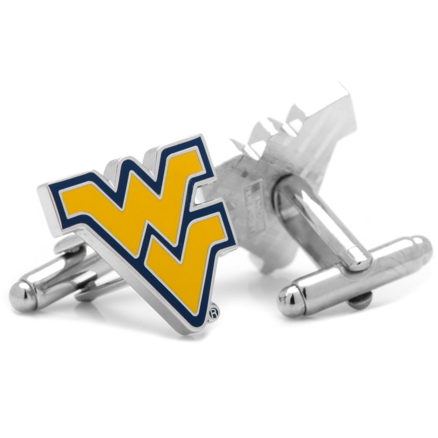 NCAA West Virginia Mountaineers Cufflinks | Sports Cufflinks