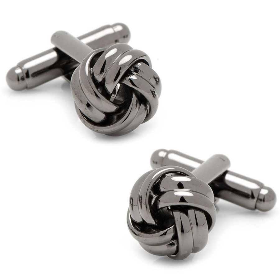 Ox and Bull Trading Co. Gunmetal Knot Cufflinks | Classic Cufflinks