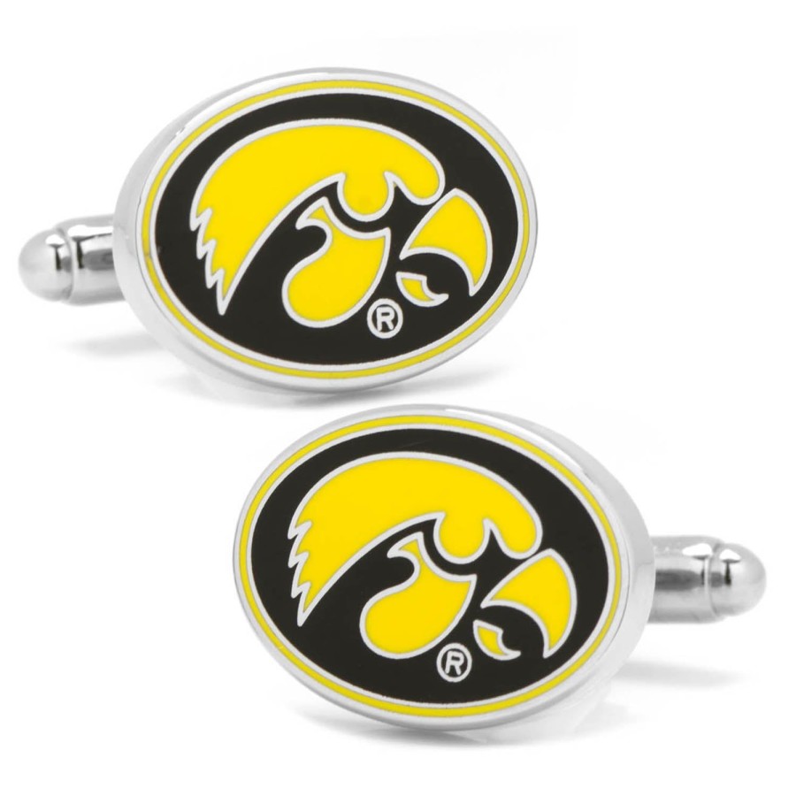 NCAA University Of Iowa Hawkeyes Cufflinks | Sports Cufflinks