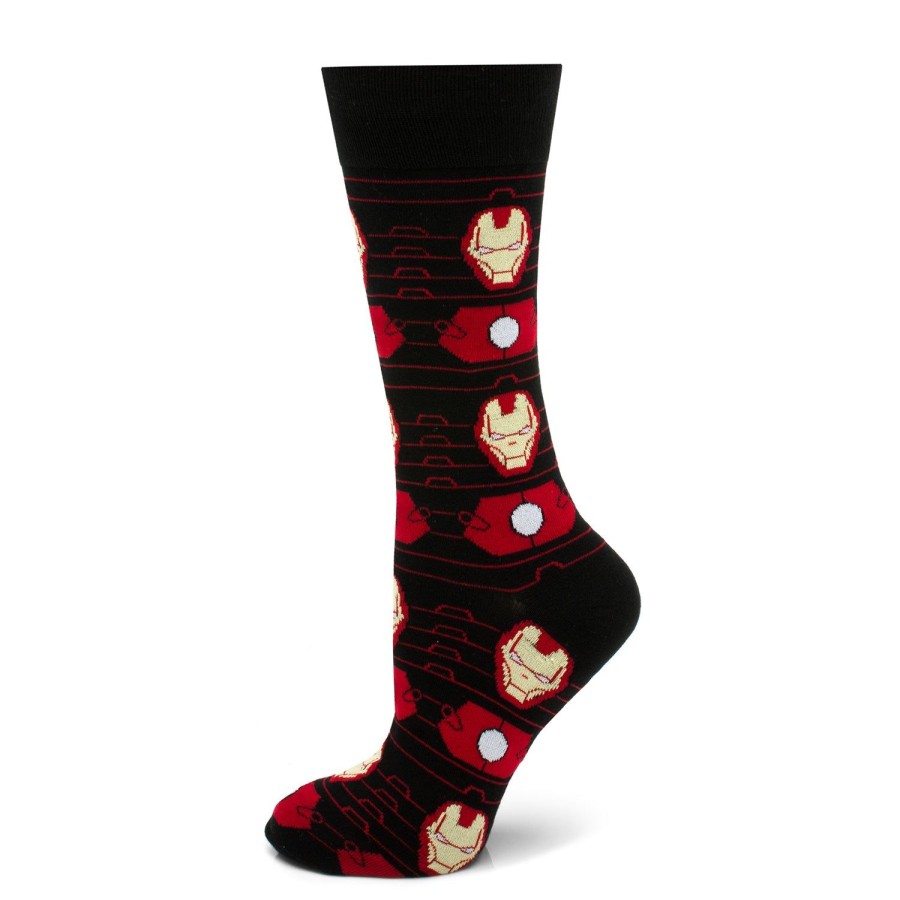 Marvel Iron Man Stripe Black Socks | Socks