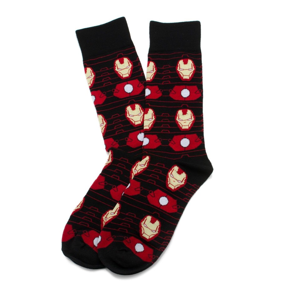 Marvel Iron Man Stripe Black Socks | Socks