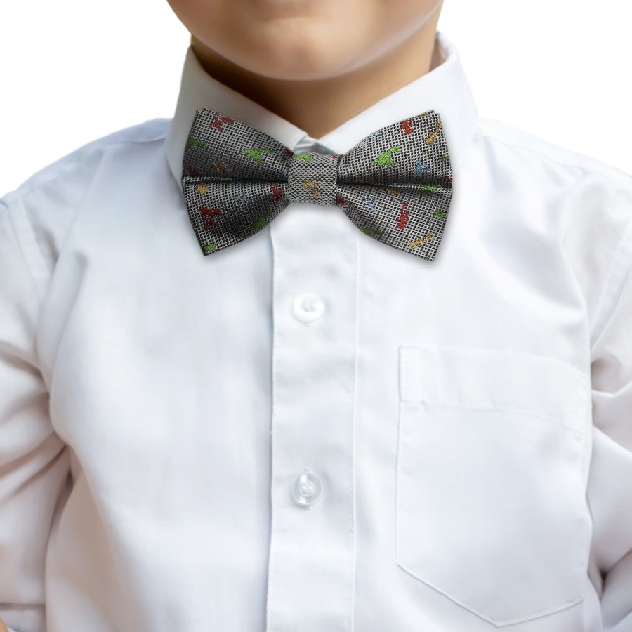 Disney Toy Story 4 Characters White Big Boys Bow Tie | Disney Ties