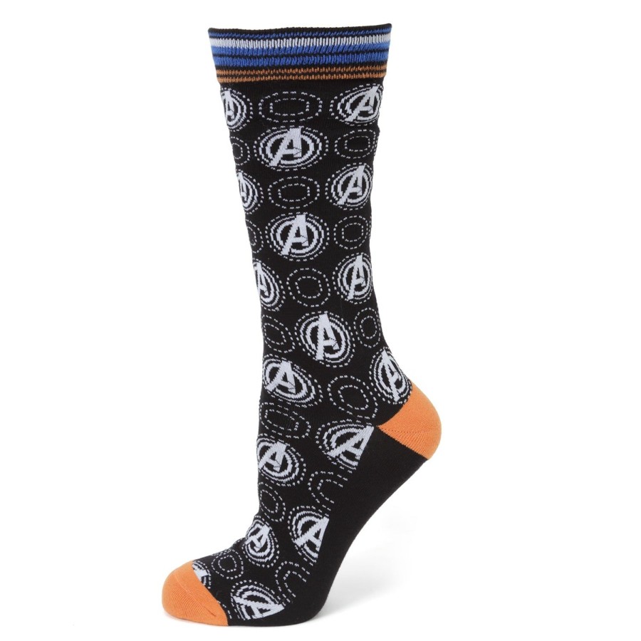 Marvel Avengers Black Multi Socks | Socks