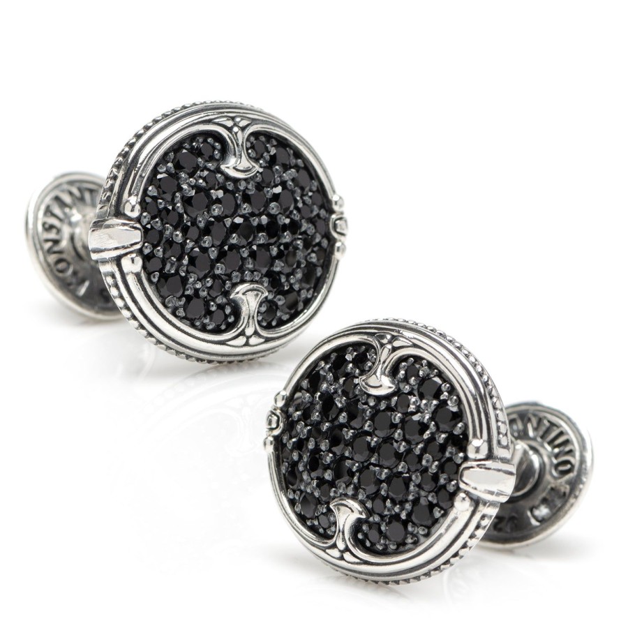 Konstantino Sterling Silver & Spinel Cufflinks | Classic Cufflinks