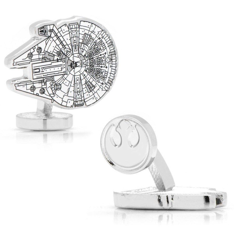 Star Wars Millennium Falcon Blueprint Cufflinks | Movies & Characters Cufflinks