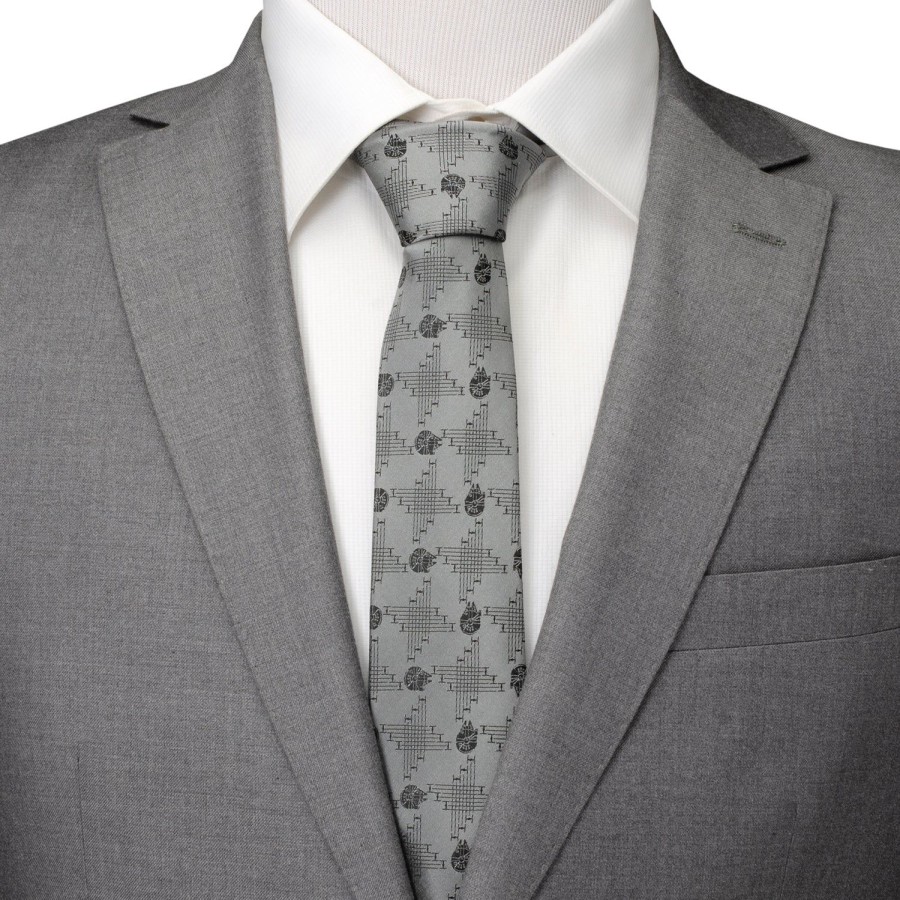 Star Wars Millennium Falcon Gray Men'S Tie | Star Wars Ties