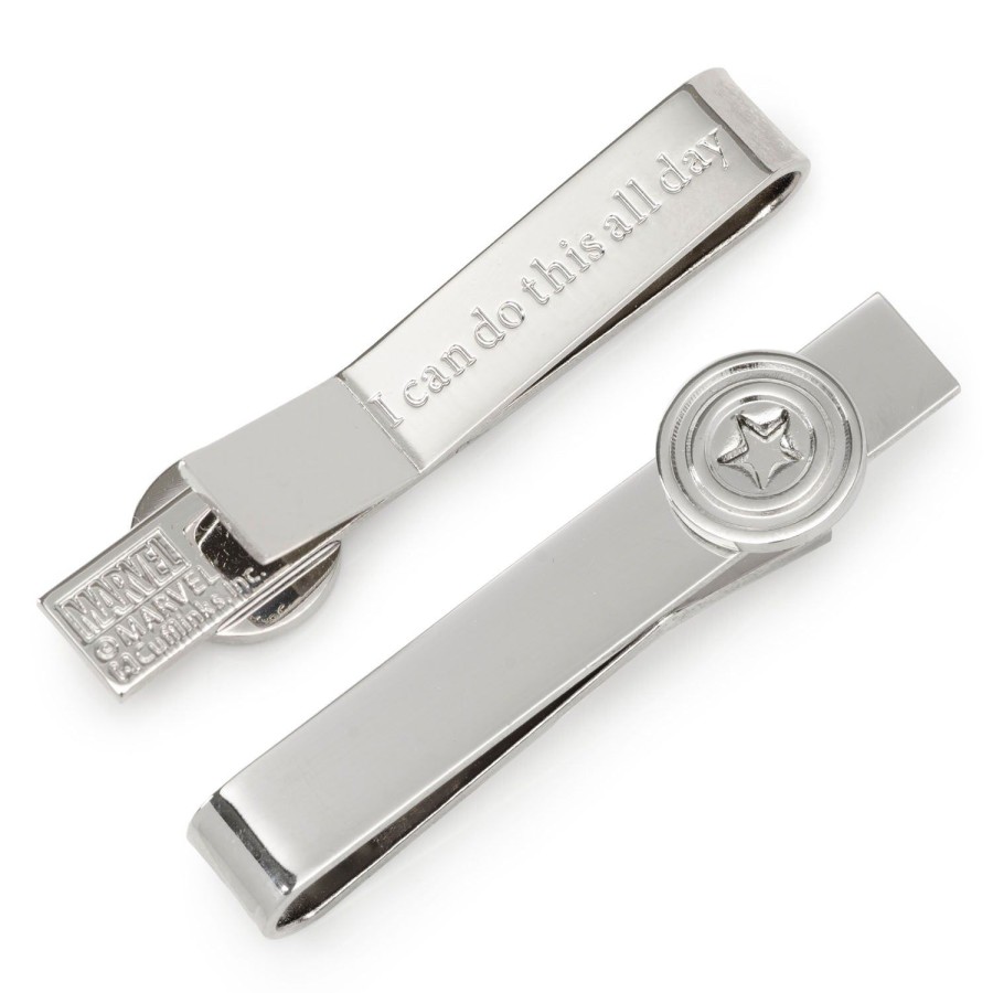 Marvel Captain America Hidden Message Tie Bar | Hidden Message Tie Bars