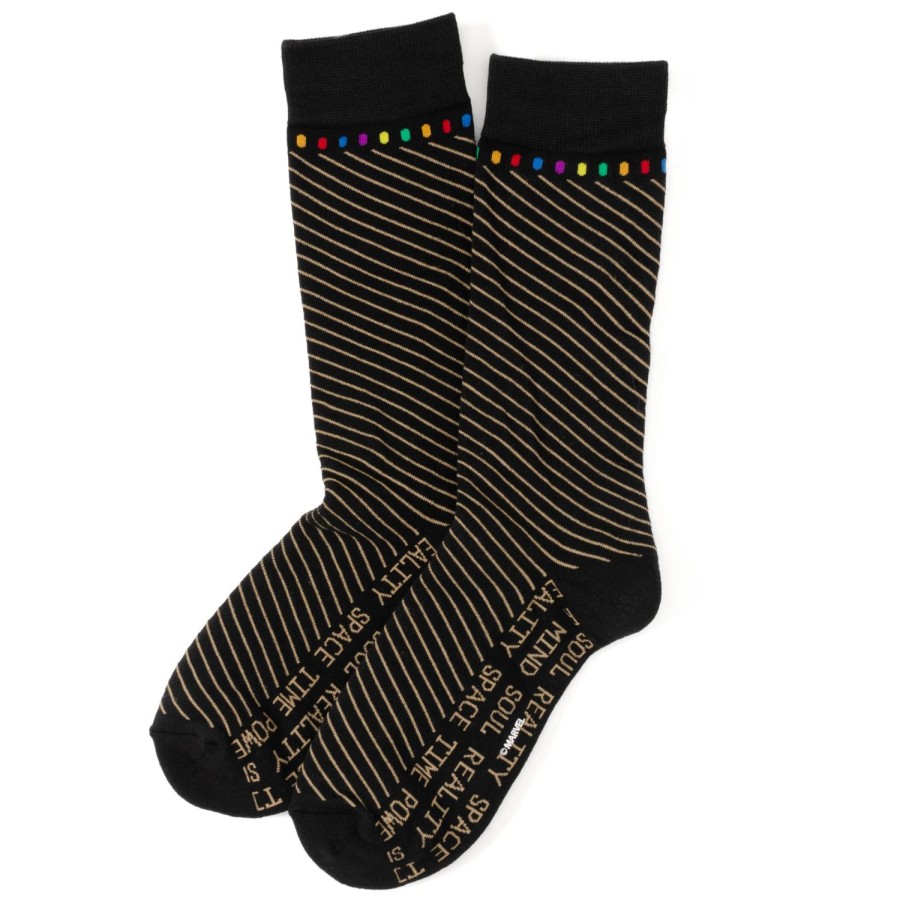 Marvel Infinity Stone Stripe Black Stripe Socks | Socks