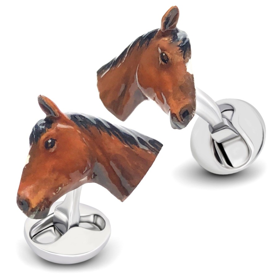 Fils Unique Stewball Horse Head Cufflinks | Classic Cufflinks