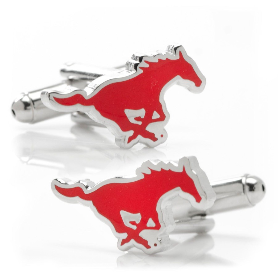 NCAA Smu Mustangs Cufflinks | Sports Cufflinks