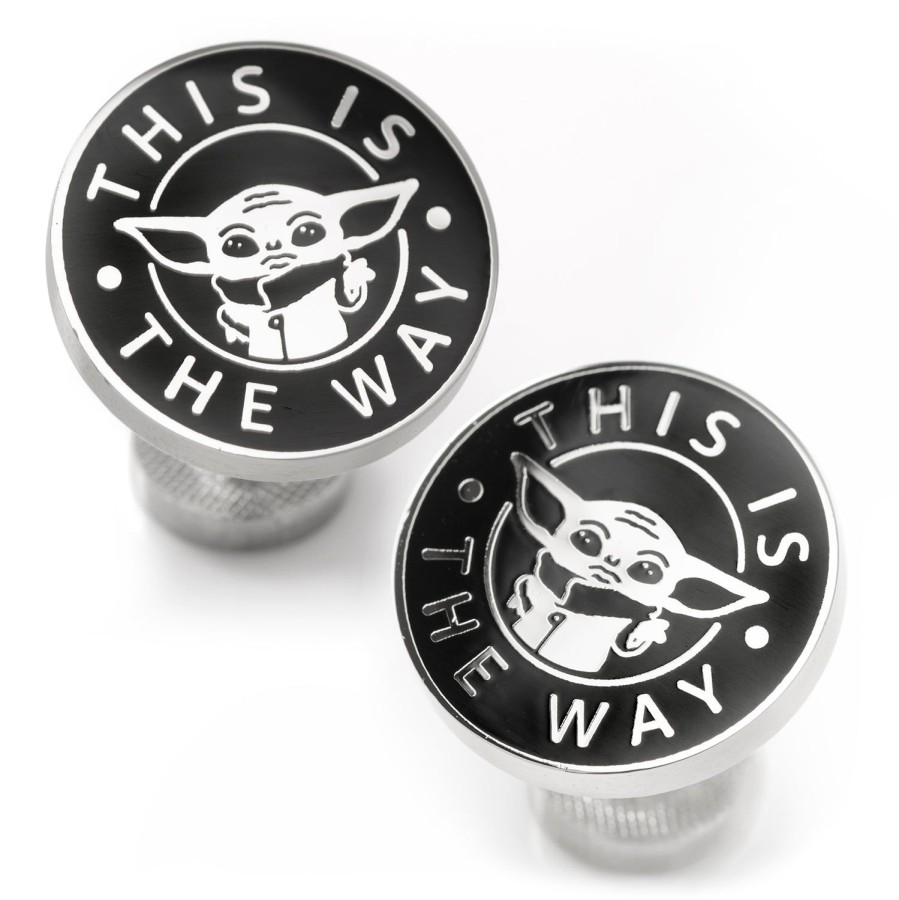 Star Wars Grogu "This Is The Way" Cufflinks | Movies & Characters Cufflinks