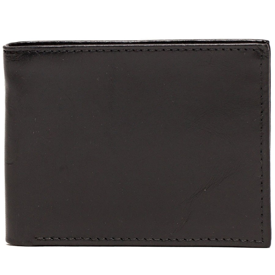 Moore & Giles Brompton Black Bi-Fold Wallet | Leather Goods