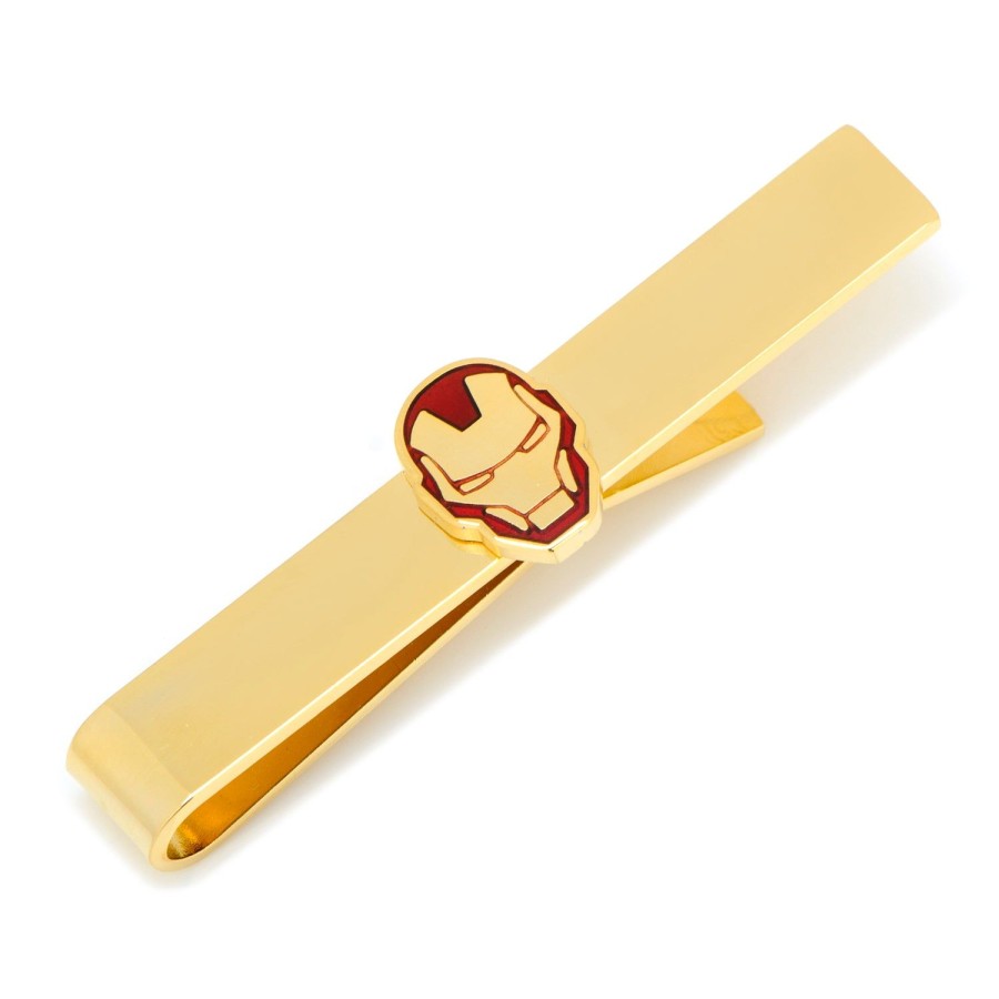 Marvel Gold Plated Iron Man Tie Bar | Movies & Characters Tie Bars