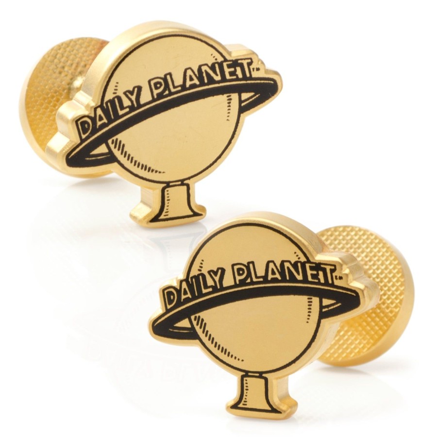 DC Comics Daily Planet Gold Cufflinks | Movies & Characters Cufflinks