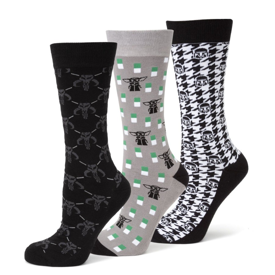 Star Wars The Mandalorian 3 Pair Socks Gift Set | Socks