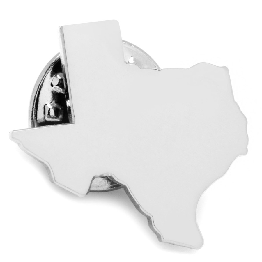 Cufflinks, Inc. Silver Texas Lapel Pin | Lapel Pins