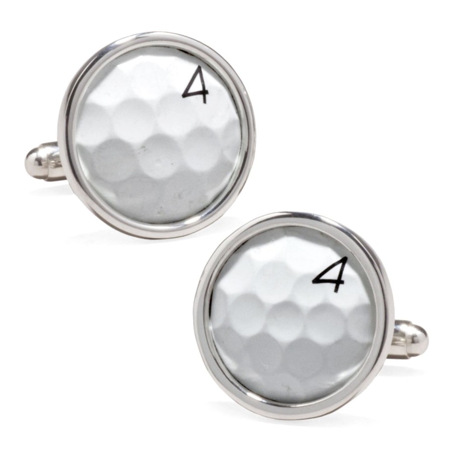 Tokens & Icons Tpc Sawgrass Golf Ball Cufflinks | Classic Cufflinks