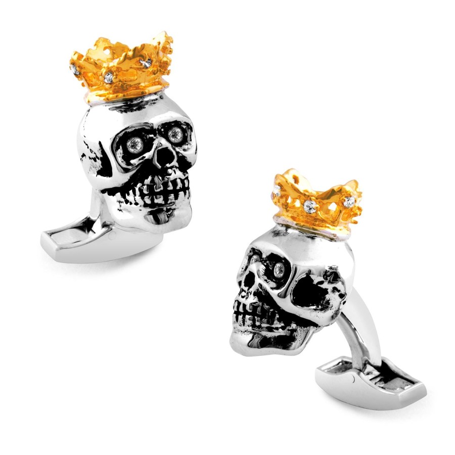 Tateossian King Skull Cufflinks | Classic Cufflinks