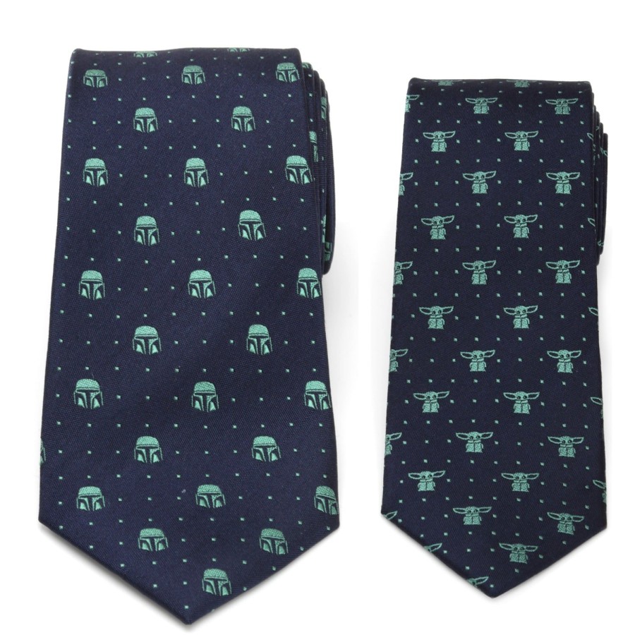 Star Wars Father And Son Mando And The Child Necktie Gift Set | Star Wars Ties