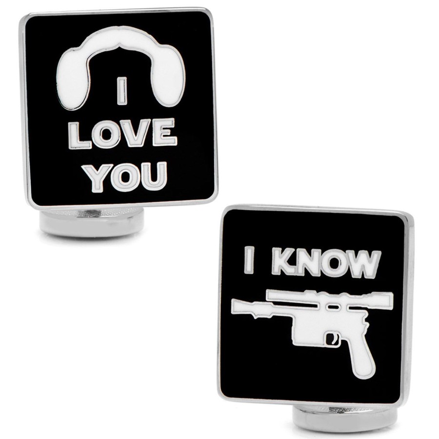 Star Wars I Love You I Know Icon Cufflinks | Hobbies & Interests Cufflinks