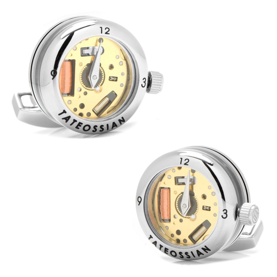 Tateossian Panorama Watch Cufflinks | Classic Cufflinks