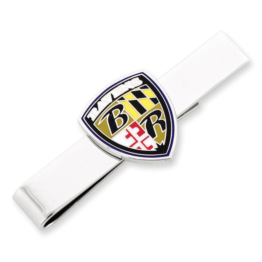 NFL Baltimore Ravens Shield Tie Bar | Sports Tie Bars