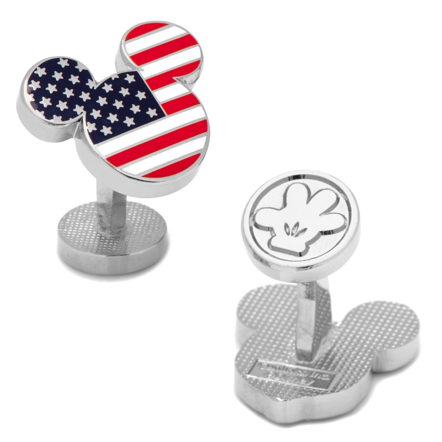 Disney Stars And Stripes Mickey Mouse Cufflinks | Movies & Characters Cufflinks