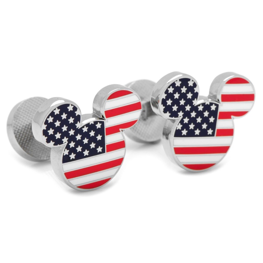 Disney Stars And Stripes Mickey Mouse Cufflinks | Movies & Characters Cufflinks