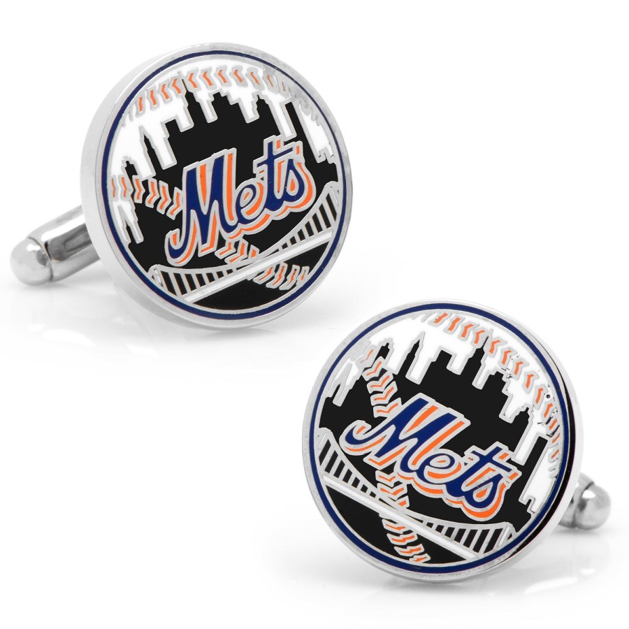 MLB New York Mets Baseball Cufflinks | Sports Cufflinks