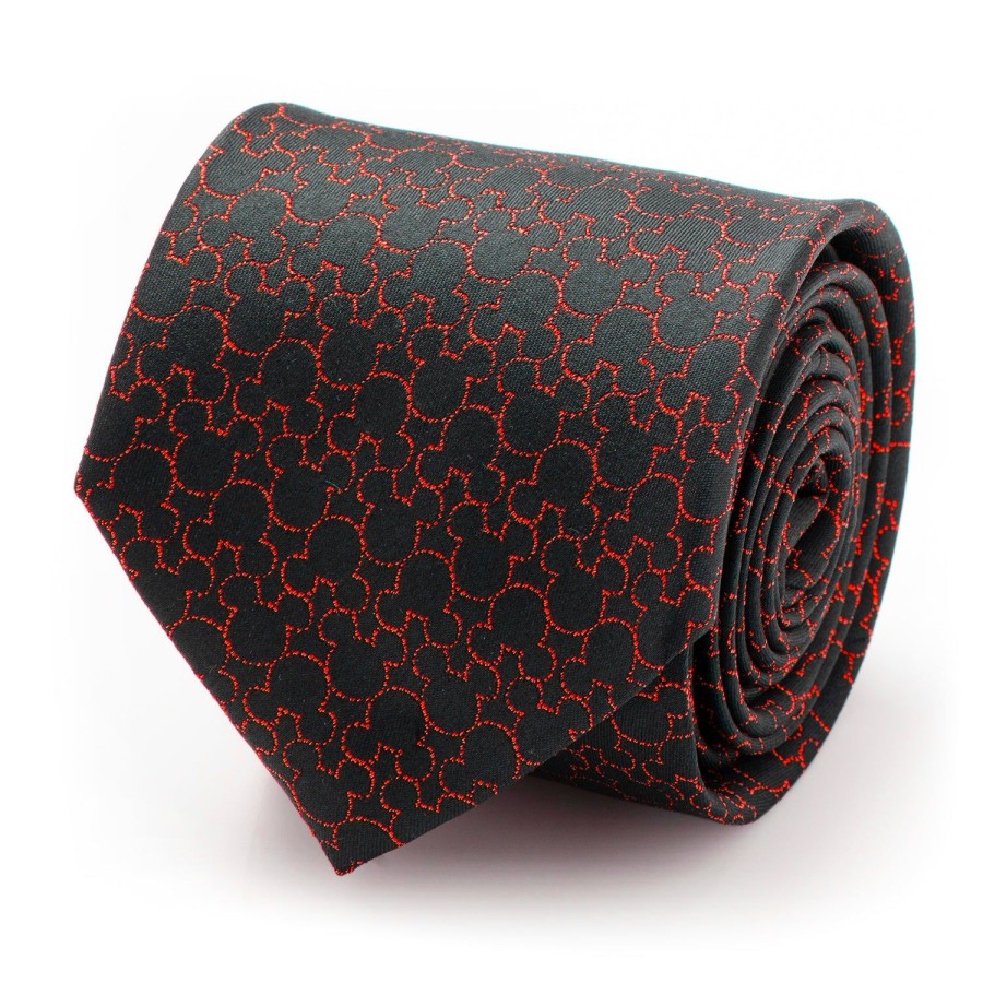 Disney Mickey Mouse Black Tie | Disney Ties