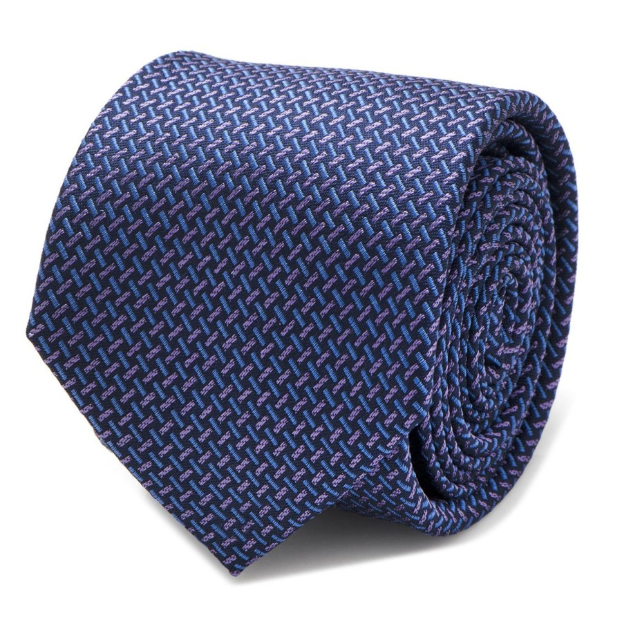 Ox and Bull Trading Co. The Mitchell Tie (Iridescent Basketweave Men'S Tie) | Classic Ties