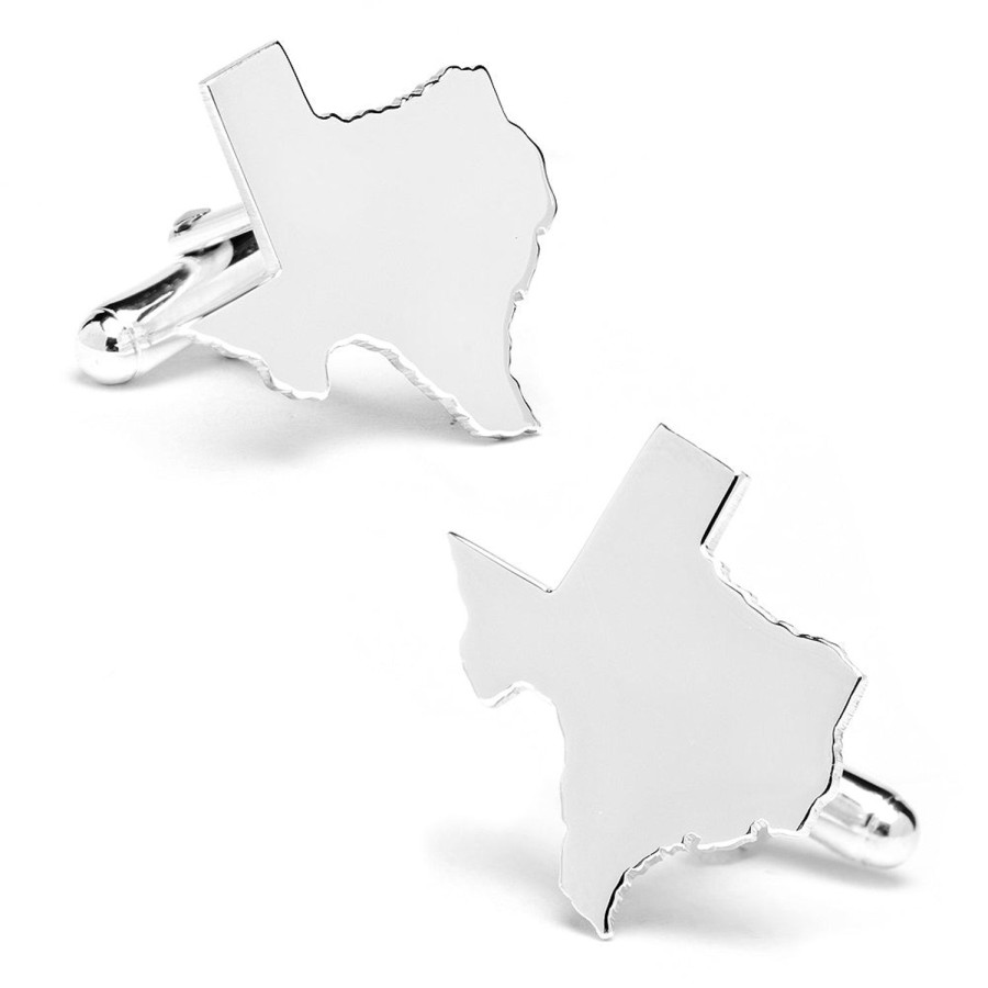 Max Lang Sterling Silver Texas Cufflinks | Classic Cufflinks