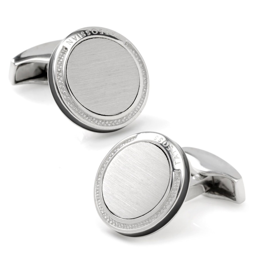 Tateossian Classic Signature Silver Cufflinks | Classic Cufflinks