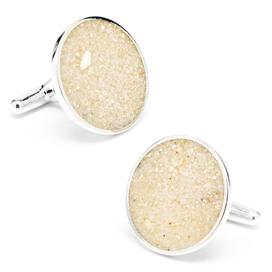 Dune Jewelry Aruba Eagle Beach Sand Cufflinks | Classic Cufflinks