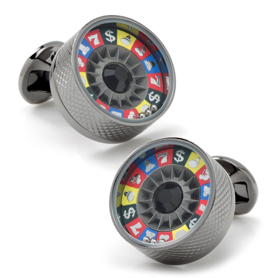 Tateossian Fruit Machine Roulette Cufflinks | Classic Cufflinks