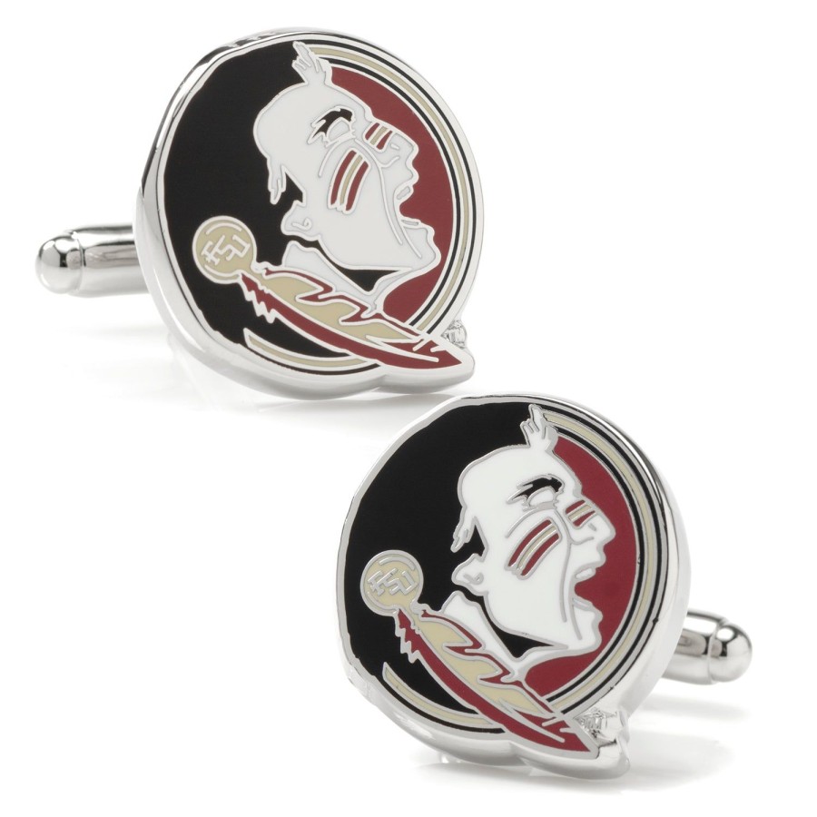 NCAA Florida State Seminole Head Cufflinks | Sports Cufflinks