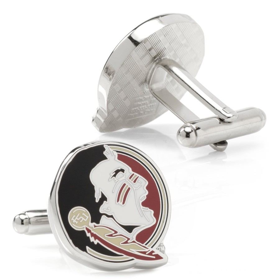 NCAA Florida State Seminole Head Cufflinks | Sports Cufflinks